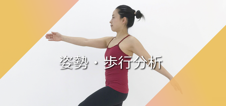 キレイに立つ歩く、姿勢歩行分析