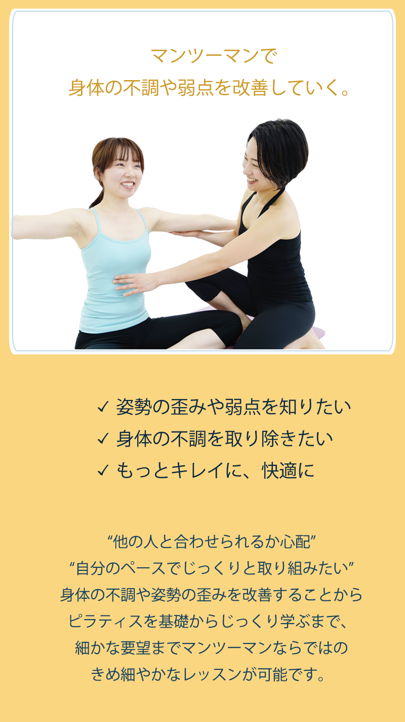 個人レッスンの概要説明の画像